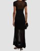 Jason Wu Collection Women's Sheer Mesh Sheath Maxi Dress - 5