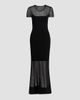 Jason Wu Collection Women's Sheer Mesh Sheath Maxi Dress - 8