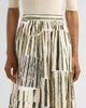 Jason Wu Collection Women's Stripe Collage Stretch-Cotton Midi Skirt - 5