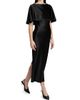 Jason Wu Collection Women's Washed-Twill Cape-Sleeve Midi-Dress - 2