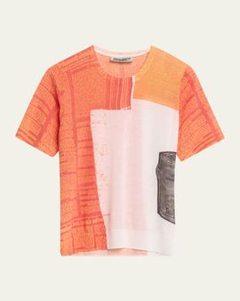 Jason Wu Collection x Robert Rauschenberg Cat Paws-Print T-Shirt