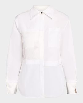 Jason Wu Collection x Robert Rauschenberg Collage Patchwork Shirt