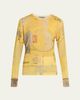 Jason Wu Collection x Robert Rauschenberg Sulphur Bank-Print Sweater - 1