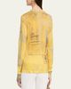 Jason Wu Collection x Robert Rauschenberg Sulphur Bank-Print Sweater - 3