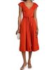 Jason Wu Women's Contast-Stitch Cotton Belted Midi-Dress - 3
