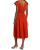 Jason Wu Women's Contast-Stitch Cotton Belted Midi-Dress - 5