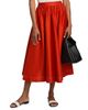 Jason Wu Women's Contrast Stitch Stretch Cotton Midi-Skirt - 3