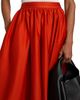 Jason Wu Women's Contrast Stitch Stretch Cotton Midi-Skirt - 6