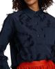 Jason Wu Women's Cotton-Blend Fil Coupe Crop Shirt - 6