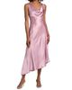 Jason Wu Women's Satin Asymmetric Midi-Dress - 2