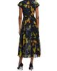 Jason Wu Women's Shadow Floral Crepe Chiffon Pleated Midi-Dress - 5