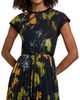 Jason Wu Women's Shadow Floral Crepe Chiffon Pleated Midi-Dress - 6