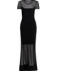 Jason Wu Women's Sheer Mesh Sheath Maxi Dress - 1