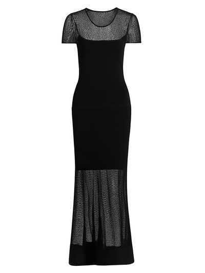 Jason Wu Women's Sheer Mesh Sheath Maxi Dress