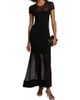 Jason Wu Women's Sheer Mesh Sheath Maxi Dress - 2