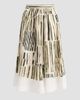 Jason Wu Women's Stripe Collage Stretch-Cotton Midi Skirt - 1