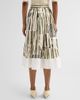Jason Wu Women's Stripe Collage Stretch-Cotton Midi Skirt - 3
