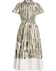 Jason Wu Women's Stripe Collage Stretch-Cotton Shirtdress - 1