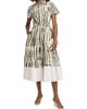 Jason Wu Women's Stripe Collage Stretch-Cotton Shirtdress - 2