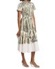 Jason Wu Women's Stripe Collage Stretch-Cotton Shirtdress - 4