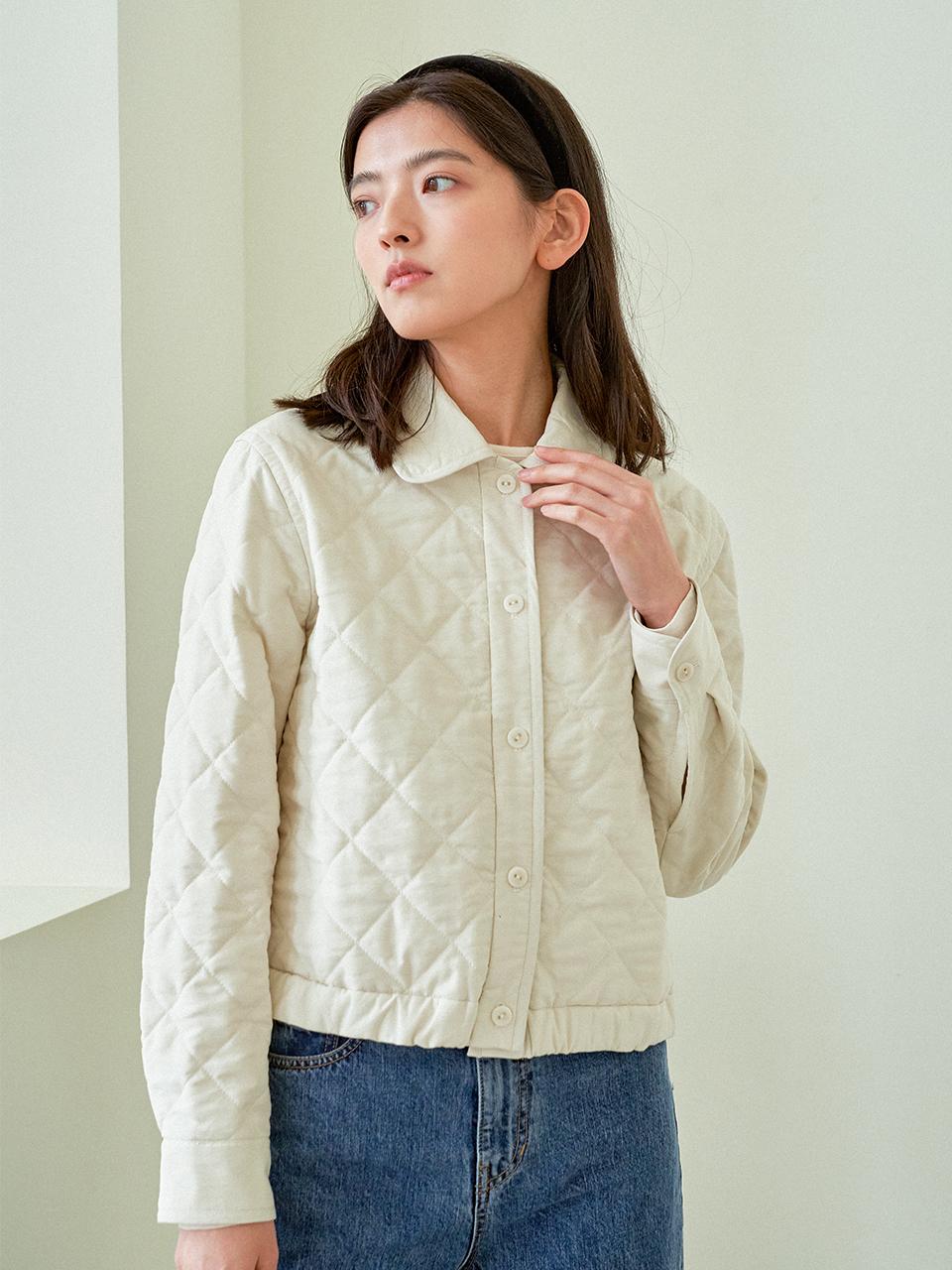 J`ASP Cloud Quilting Bomber Shirt