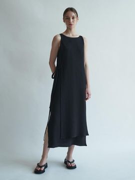 J`ASP Flow layered strap dress (Black)