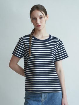 J`ASP French marine stripe t-shirt (Navy)