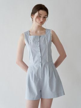 J`ASP Judy Lace Jumpsuit (Skyblue)