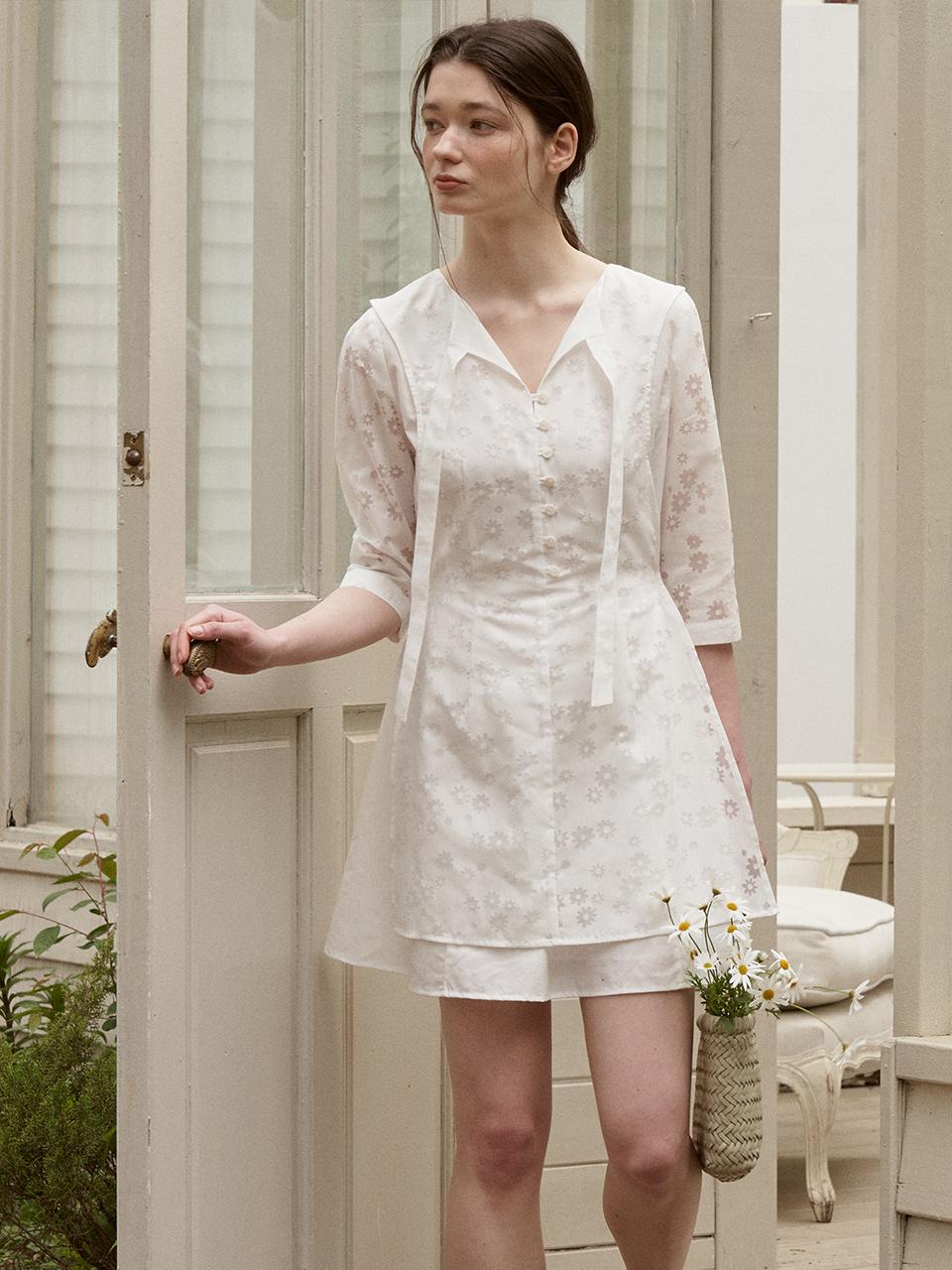 J`ASP Sophie French Layered Dress (Wild Flower)