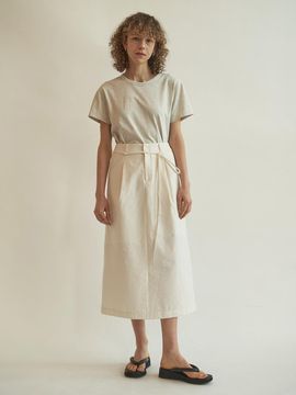 J`ASP String detail side slit skirt