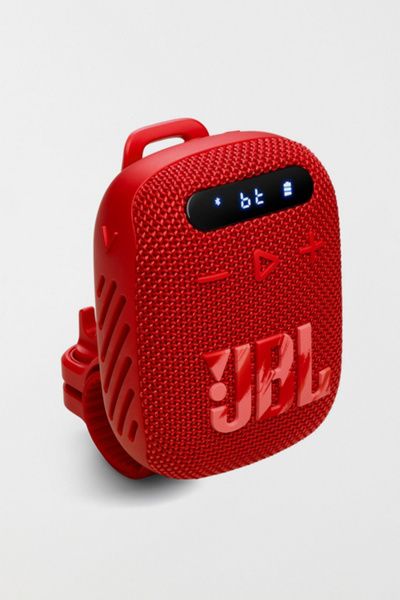 JBL JBL Wind 3 Handlebar Bluetooth Speaker in Red at Urban Outfitters