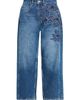 JBQ Women's Archie Floral Straight-Leg Crop Jeans - 1