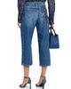 JBQ Women's Archie Floral Straight-Leg Crop Jeans - 4