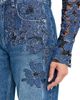 JBQ Women's Archie Floral Straight-Leg Crop Jeans - 5