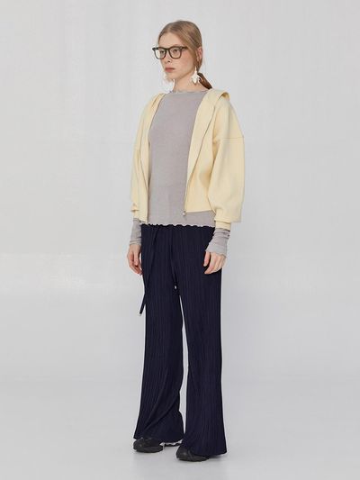 J.Chung Essential Hooded Cardigan [Cream]