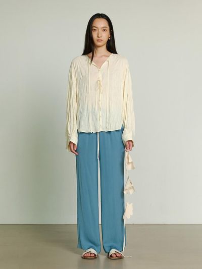 J.Chung Swaying: Swaying trouser Turquoise