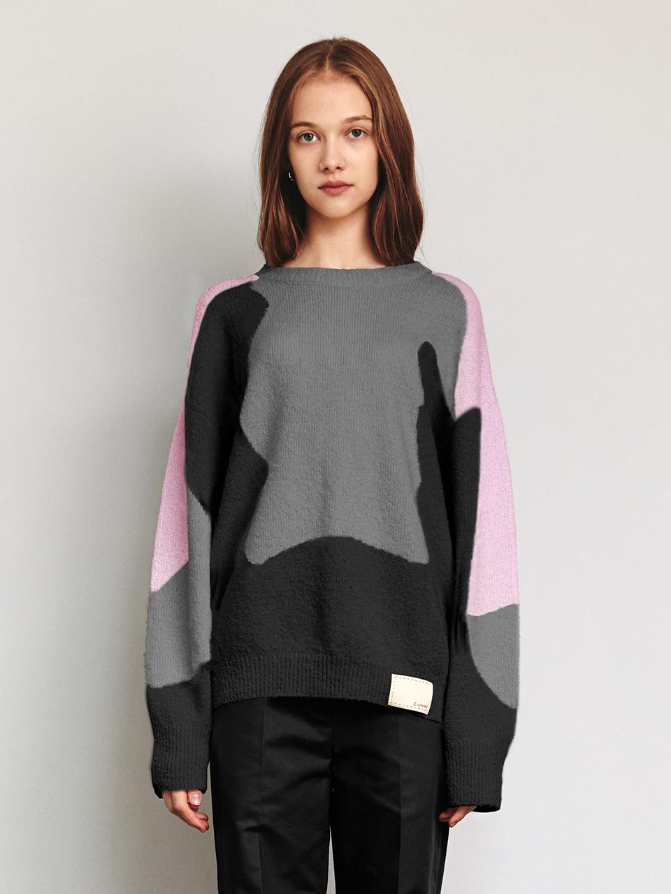 J.Chung Tacit Color Mix Knit_Black