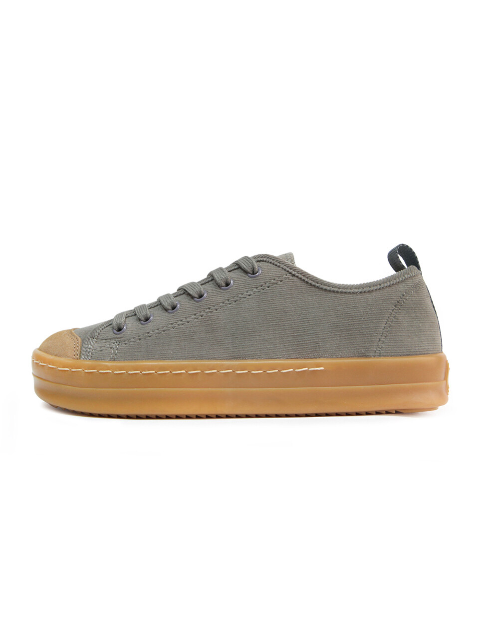 j.daul Superb Corduroy Sneakers - Olive