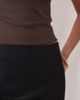 JDY JDY a-line satin maxi skirt in black - 4