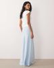 JDY JDY a-line satin maxi skirt in light blue - 2