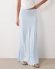 JDY JDY a-line satin maxi skirt in light blue - 3