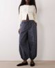 JDY JDY balloon pants in navy check - 1