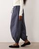 JDY JDY balloon pants in navy check - 2