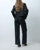 JDY JDY belt detail wide leg pants in black - 3