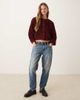 JDY JDY borg cardigan in burgundy-Red - 2