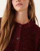 JDY JDY borg cardigan in burgundy-Red - 3
