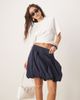 JDY JDY bubble hem mini skirt in navy - 3