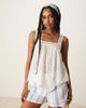 JDY JDY cami smock top with broderie detail in white - 1