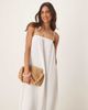 JDY JDY cheesecloth sleeveless maxi dress in white - 4