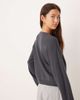 JDY JDY clean crew neck sweater in charcoal-Gray - 4